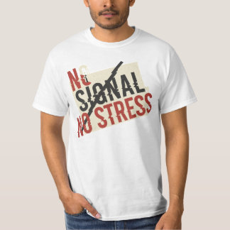 Geen Signaal Geen Stress Digitaal Detox T-shirt