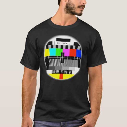 Geen signaal Oud tv-scherm Funny T-shirts - alsjeb (Voorkant)