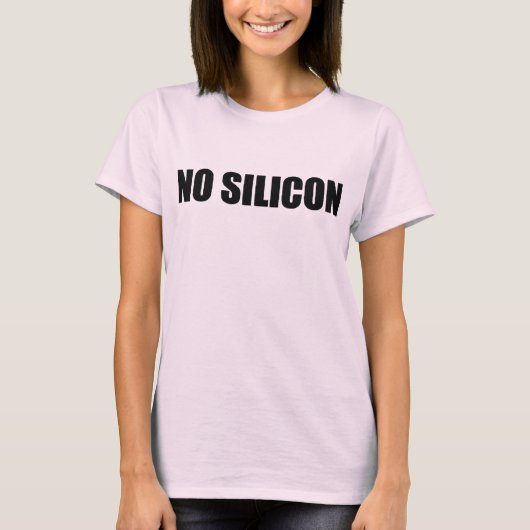 geen silicium t-shirt (Voorkant)