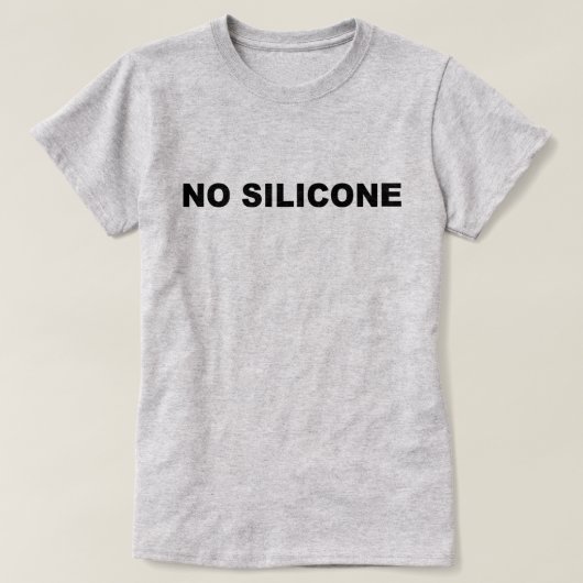Geen Silicone Shirt (Design voorkant)