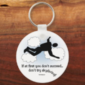 Geen Skydiving Sleutelhanger (Voorkant)