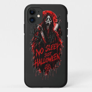 Geen Slaap Alleen Halloween Schreeuw Gothic Horror Case-Mate iPhone Case
