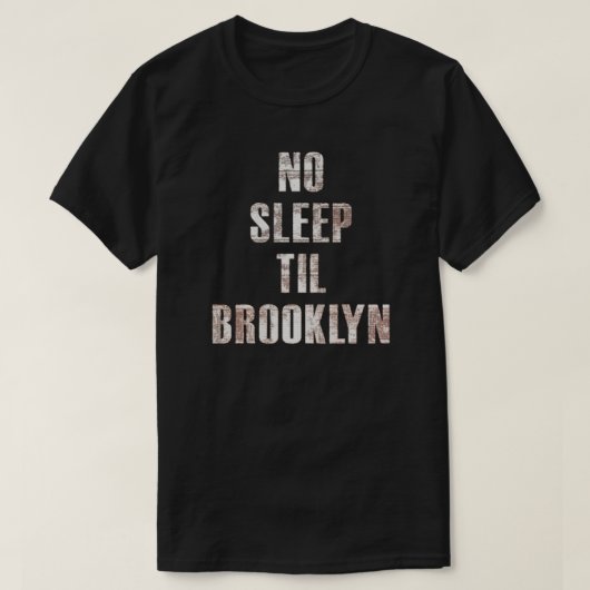 Geen Slaap Til Brooklyn Essential T-Shirt (Design voorkant)