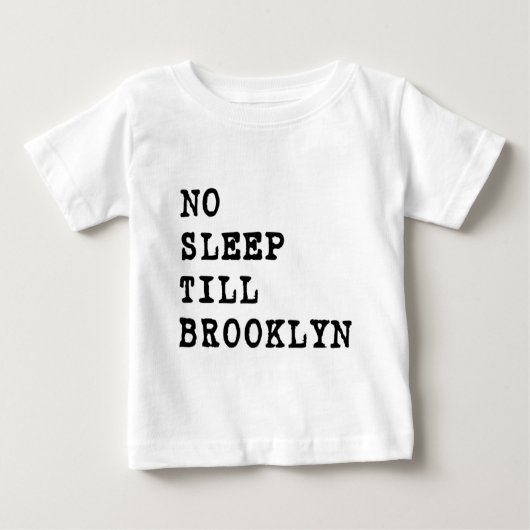 Geen Slaap Till Brooklyn. (Voorkant)