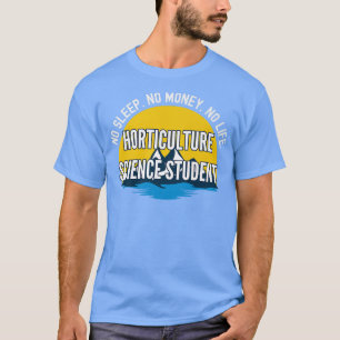 Geen slaapstand geen geld geen levenstuinbouwweten t-shirt