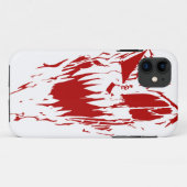Geen slaapstand - Rood op White Halloween iPhone 5 Case-Mate iPhone Case (Achterkant (horizontaal))