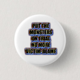 Geen slachtoffers meer ronde button 3,2 cm