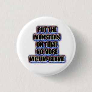 Geen slachtoffers meer ronde button 3,2 cm
