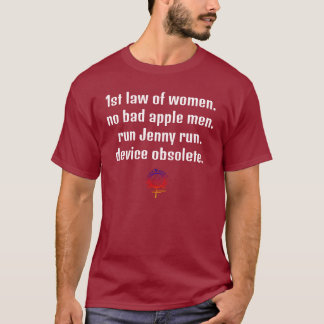 GEEN SLECHTE APPELS RUN JENNY RUN UNISEX T-SHIRT