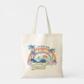 Geen slechte dag op de strand tote bag (Achterkant)