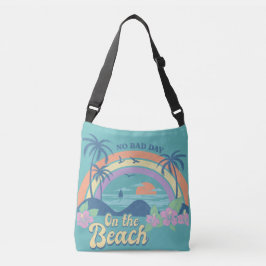 Geen slechte dag op het strand  crossbody tas