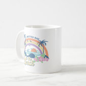 Geen slechte dag op het strand koffiemok (Voorkant links)