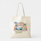 Geen slechte dag op het strand tote bag (Achterkant)