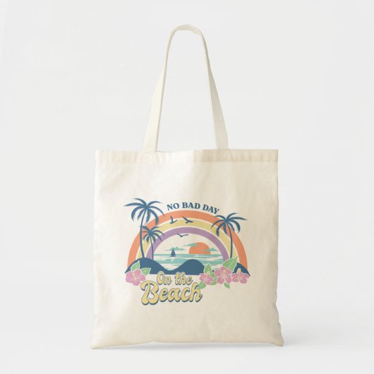Geen slechte dag op het strand tote bag (Voorkant)
