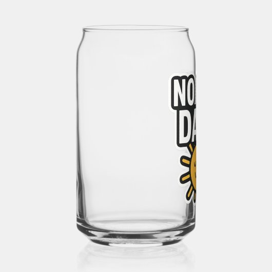 Geen slechte dagen | Positief zonneschijnontwerp" Blikvorm Glas (Rechts)