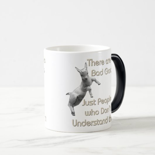 Geen slechte geiten magische mok (Voorkant rechts)