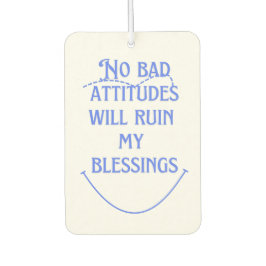 Geen slechte houding zal.. luchtverfrisser