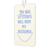 Geen slechte houding zal.. luchtverfrisser (Links)