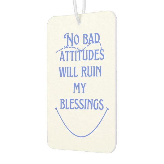 Geen slechte houding zal.. luchtverfrisser (Links)