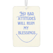 Geen slechte houding zal.. luchtverfrisser (Achterkant)