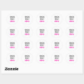 Geen Slechte Vibes Ronde Sticker (Vel)