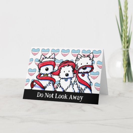 Geen slechte Westies Kaart (Voorkant)