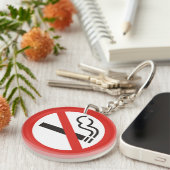 Geen Sleutelhanger voor roken (Voorkant Rechts)