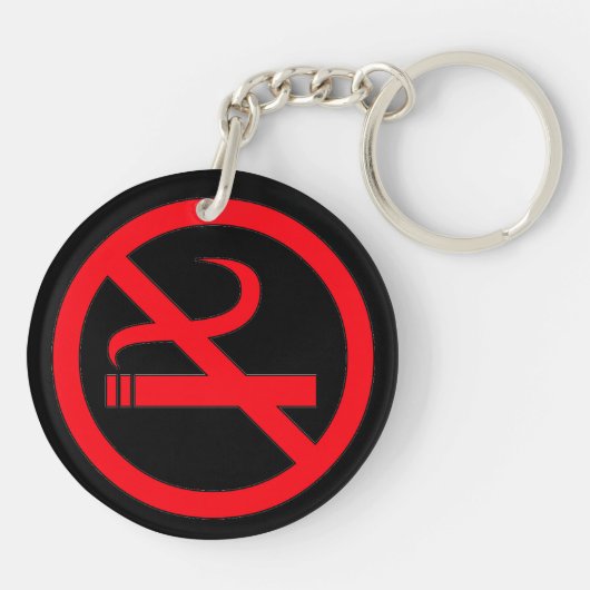 Geen Sleutelhanger voor roken (Achterkant)