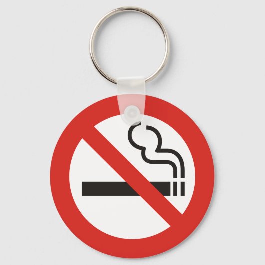 Geen Sleutelhanger voor roken (Voorkant)