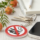 Geen Sleutelhanger voor roken of afdampen (Voorkant Rechts)