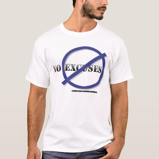 geen smoesje t-shirt (Voorkant)