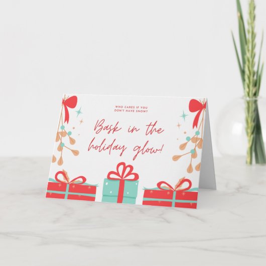 Geen sneeuwharige Kaarten (Voorkant)