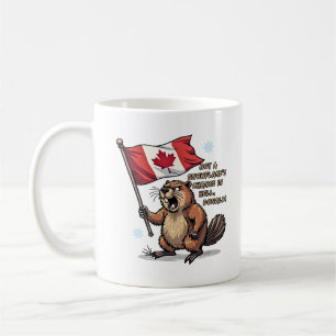 Geen sneeuwvlokken kans, Bever, Canadese vlag, Koffiemok
