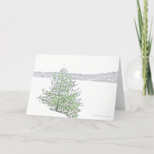 Geen sneeuwvlokken ooit Herfsten op de verkeerde p Feestdagen Kaart