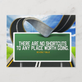 Geen snelkoppelingen inspirerend briefkaart