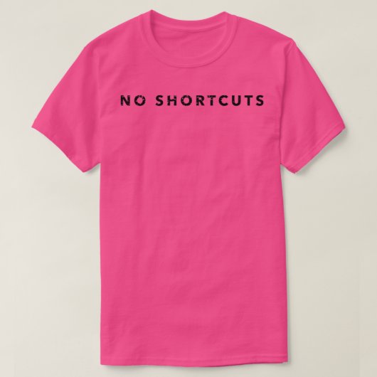 Geen snelkoppelingen t-shirt (Design voorkant)