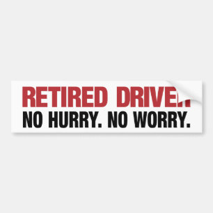 Geen snelle Bumpersticker voor het stuurprogramma 