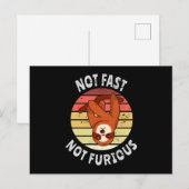 Geen snelle, niet-woekersloep briefkaart (Voorkant / Achterkant)