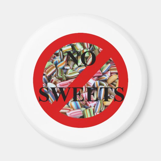 Geen snoep magneet (Voorkant)