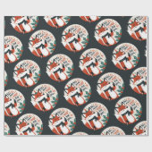 Geen snoep meer voor je Christmas Fox Cadeaupapier (Vlak)