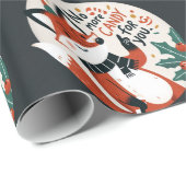 Geen snoep meer voor je Christmas Fox Cadeaupapier (Rol Hoek)