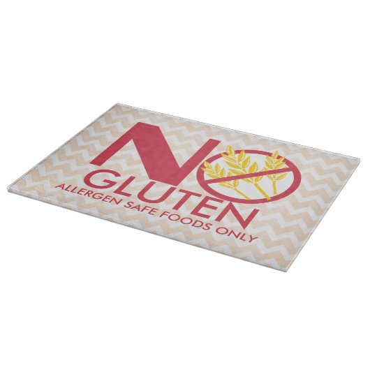 Geen snoepautomaat voor gluten of voor Wheat Safe Snijplank (Hoek)
