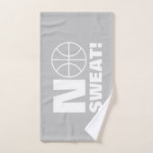 Geen snoepdoekcadeau voor basketbalspeler handdoek (Handdoek)