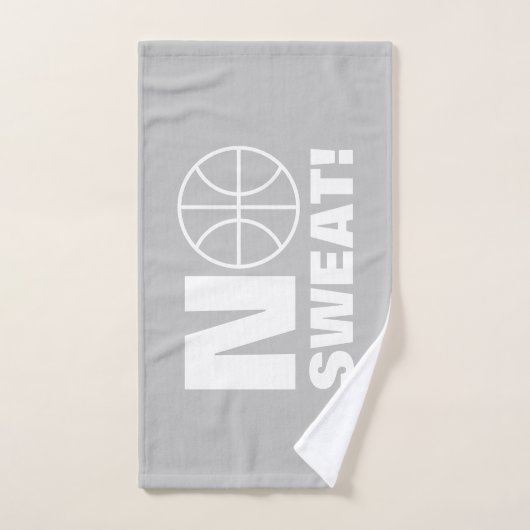 Geen snoepdoekcadeau voor basketbalspeler handdoek (Handdoek)