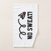 Geen snoephanddoek voor badminton-speler handdoek (Handdoek)