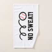 Geen snoephanddoek voor honkbalspelers handdoek (Handdoek)