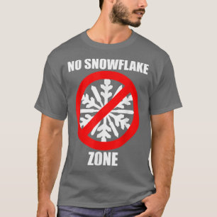 GEEN SNOWFLAKE ZONE TEE SHIRPOLITIEK T-SHIRT NO SN