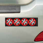 Geen Snowflakes Bumpersticker (Op auto)