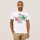 Geen sociale gezondheidszorg t-shirt (Voorkant volledig)