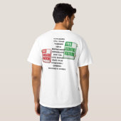 Geen sociale gezondheidszorg - t-shirt (Achterkant volledig)